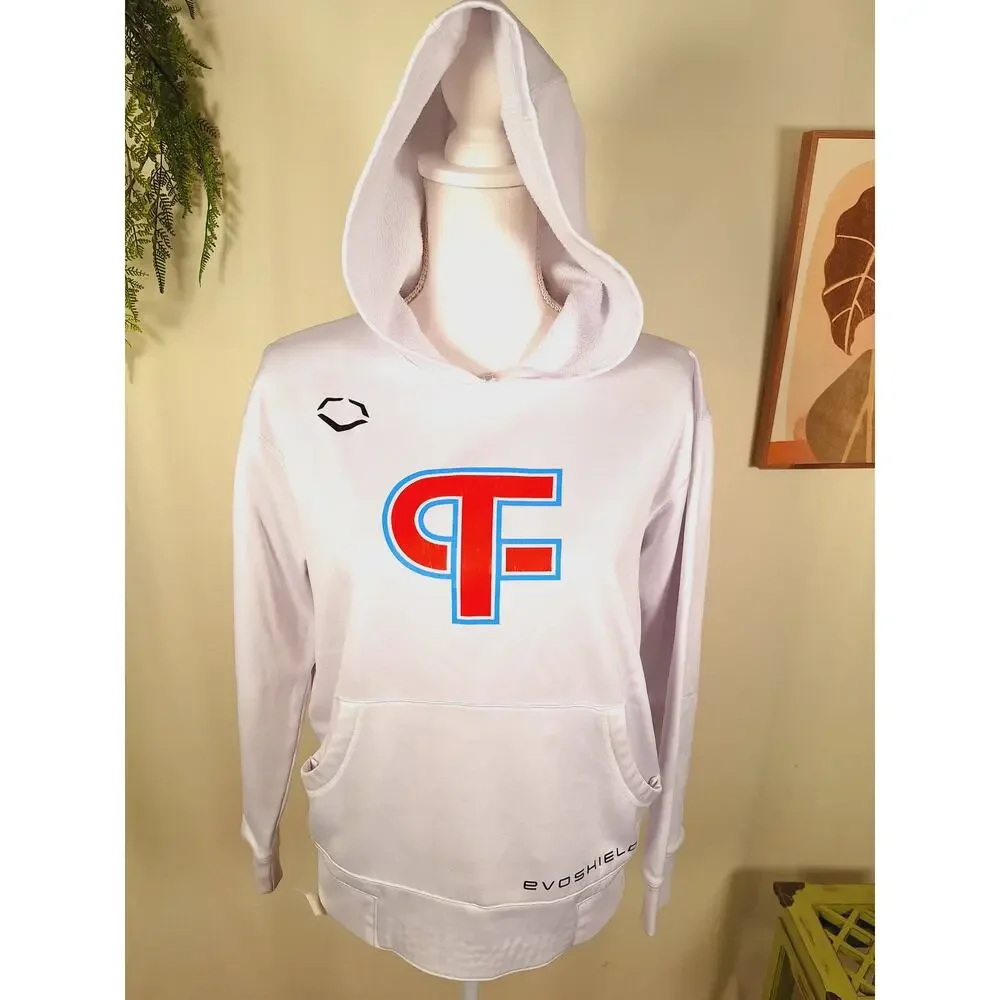 EvoShield Youth Hoodie Pullover Sweater White Large - Picture 3 of 6